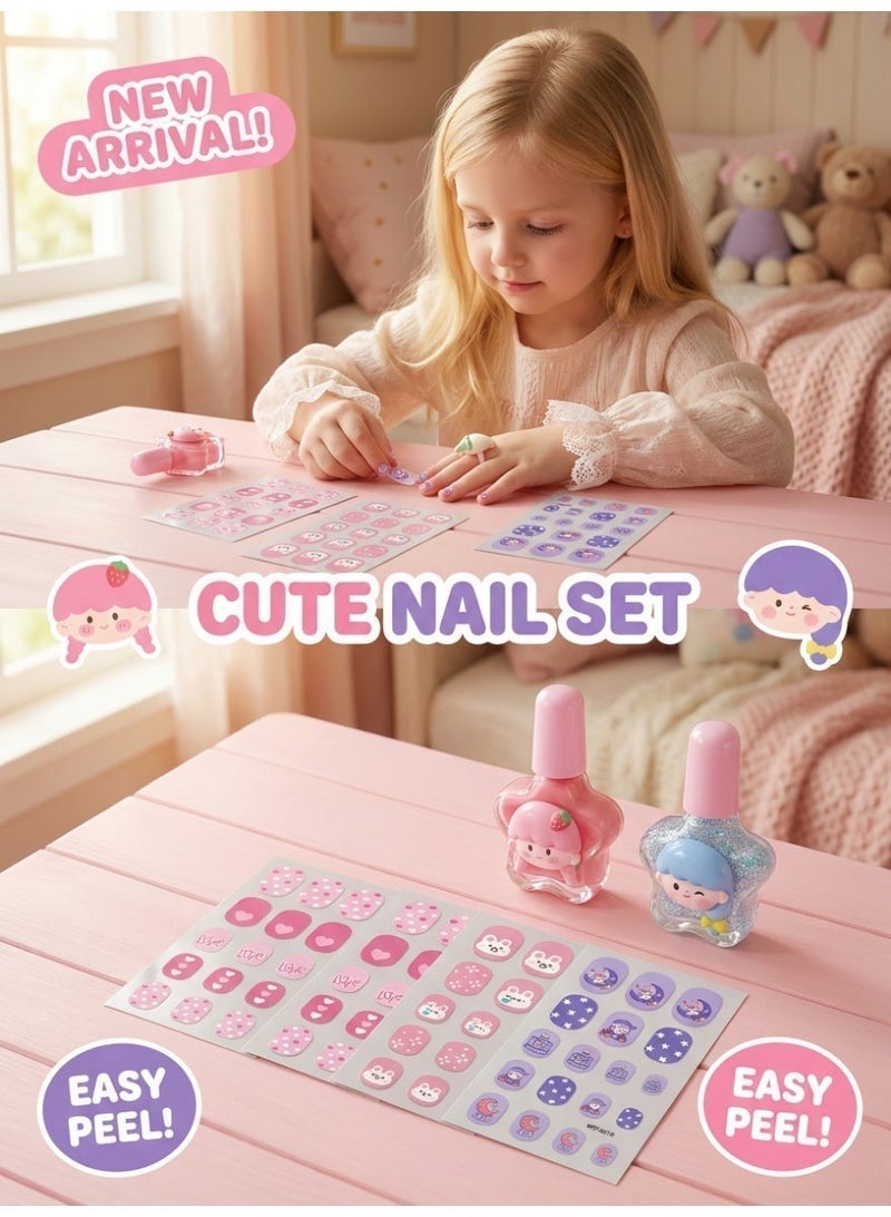 46 PCS Kid's Makeup Toy Set, Suitable for Girl Aged 3–14 - Image 4